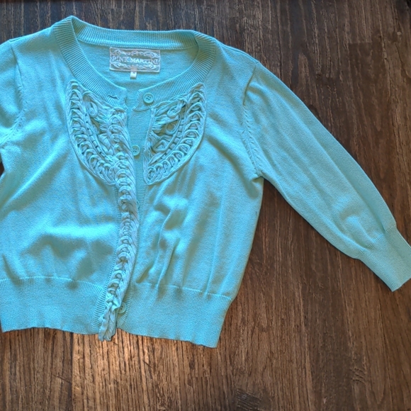 Pink Martini Mint Cardigan - Picture 2 of 4